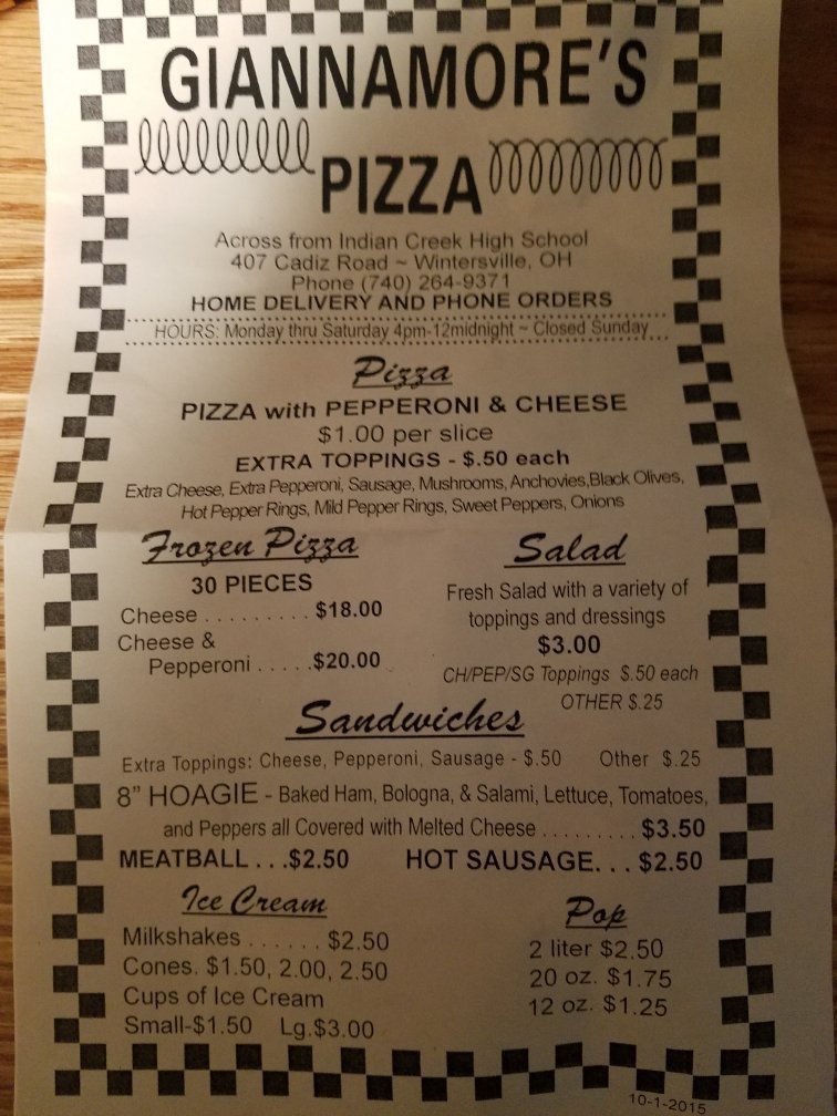 Giannamore`s Pizza
